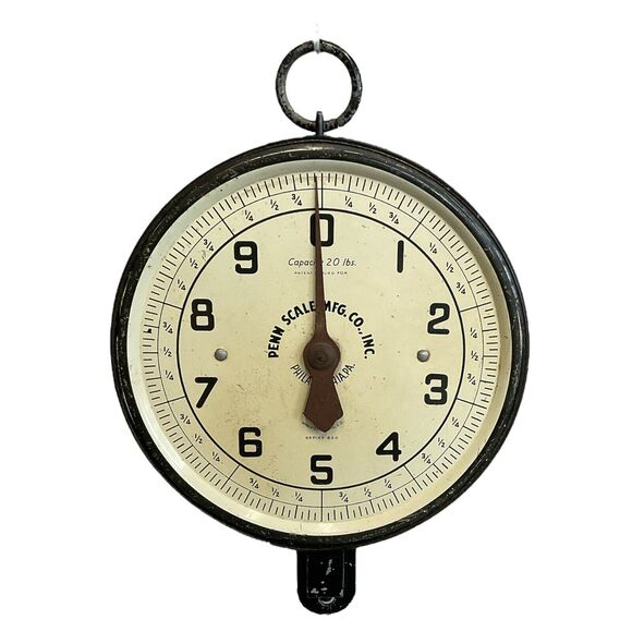 Penn Scale MFG Scale Series 820 Philadelphia PA Capacity 20 LBS Hanging Farm - Picture 1 of 8